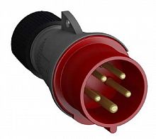 Вилка кабельная переносная ABB Easy&Safe 416EP6 16А 3P+PE+N 400В IP44 красный картинка 